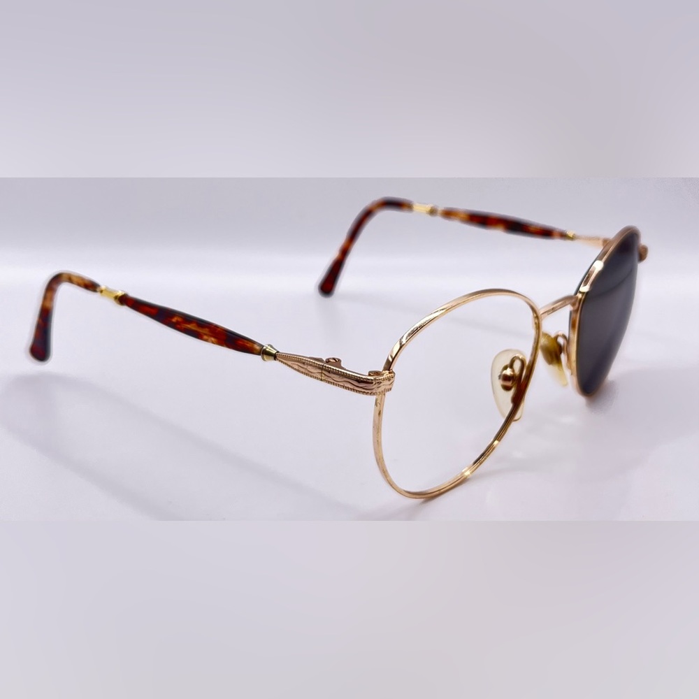Vintage Liberty Gold Oval Sunglasses Frames Only